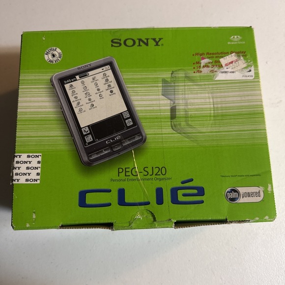 Sony Clie PEG-SJ20 Personal Entertainment Organizer W/ Box Tested & Working